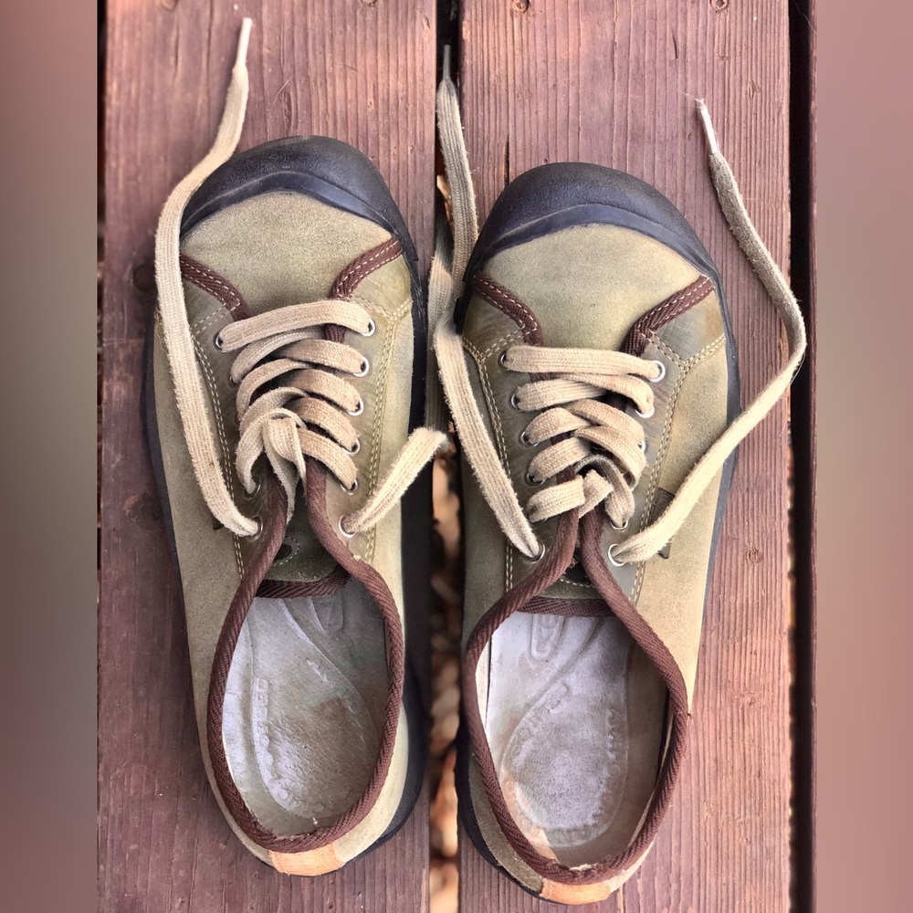 Keen Olive and Brown Women's Sneakers
